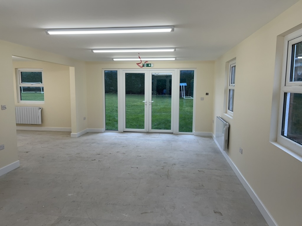 School room during refurbishment